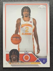 Aaron Bradshaw 2023 Topps Chrom McDonalds All American #50 Kentucky Wildcats - Bild 1 von 2