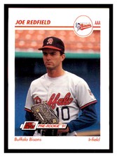 1991 Line Drive AAA #41 JOE REDFIELD Buffalo Bisons