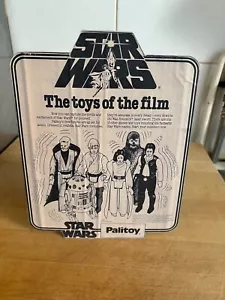STAR WARS THE TOYS OF THE FILM PALITOY PROMOTIONAL NEW stand up ,ADVERT - Picture 1 of 2