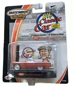 2002 Matchbox "My Classic Car" 1957 Ford Thunderbird #91595 Dennis GageBox Worn - Picture 1 of 10