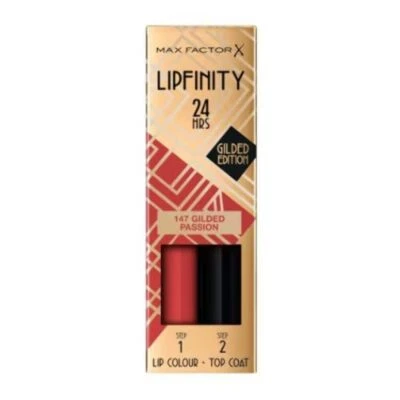Max Factor Lipfinity Gilded Passion 147 Lip Colour 4.2g - Image 1 of 2