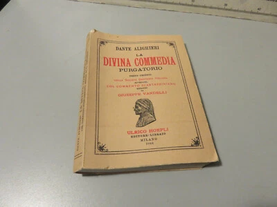 La Divina Comedia PURGATORIO G. Vandelli - Urlico Hoepli 1968 - Imagen 1 de 4