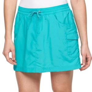 Columbia Amberley Stream Cargo Training Yoga Skort Damen M 8-10 türkis KOSTENLOSER VERSAND $ 55 - Bild 1 von 1