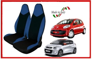 Coprisedili universale coppia blu nero per auto adatto a citroen C1 Citroën ! - Bild 1 von 4