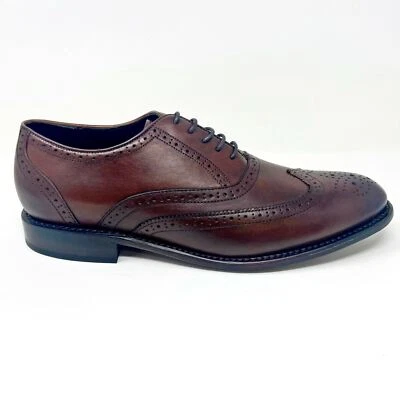 Thursday Boot Co Mahogany Aviator Brown Leather Mens Oxford Dress Shoes - Image 1 of 4