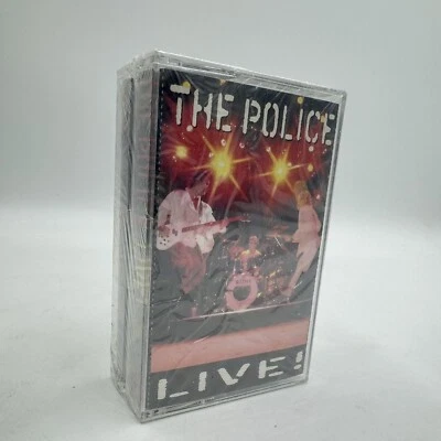 The POLICE Live 1 & 2 Cassettes A&M Records 1995 NOS NEW Sealed VINTAGE - Image 1 of 4