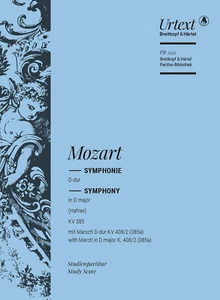 MOZART SYMPHONY D MAJOR HAFNER KV385 STUDY SCORE - Picture 1 of 1