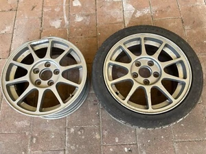 Honda Integra Type-R DC2R 16” JDM Wheels Damaged ITR Pair OEM - Picture 1 of 6