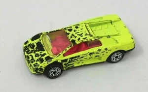1991 Matchbox Lime Green/Black Lamborghini Diaglo 1:59 Toy Car Diecast - KB16 - Imagen 1 de 5