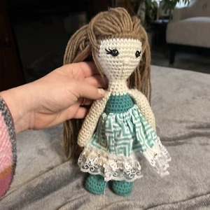 Crochet Doll/ Amigurumi doll/Crochet Girl doll/ Handmade Stuffed Dolls/Soft toy - Picture 1 of 5