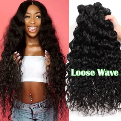 马来西亚处女人类头发编织水波纬度100G 1捆绑100%未加工 — 第 1/4 张图片