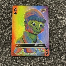 2021 Goodwin Champions Playing Cards Animation 6-CLUBS Silvestri