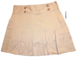NEW The Childrens Place sz 14 floral shorts & New Old Navy Pleated khaki skorts - Picture 1 of 6