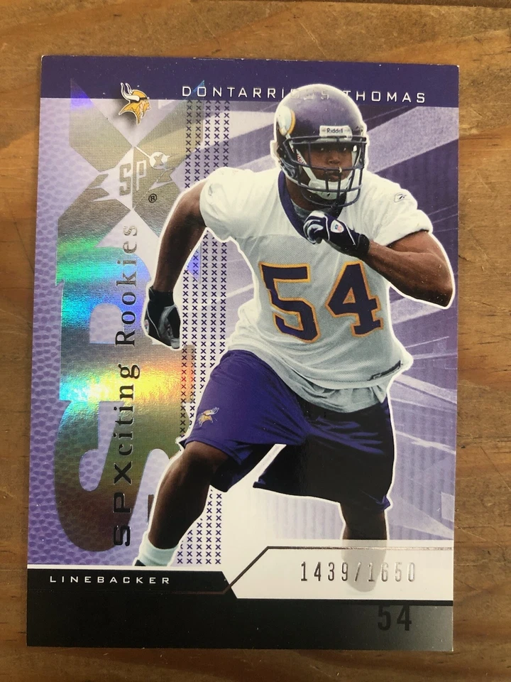 Dontarrious Thomas ROOKIE SP 1439/1650 - 04 SPX #127 - Image 1 of 1