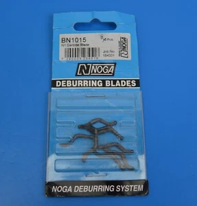 NOGA BN1015 Deburring Insert x 8. Solid carbide N1 for hardened steel / plastics - Picture 1 of 3