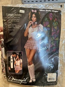 Dreamgirl Miss Stella Virgin Sexy Dress Costume Womens Extra Small Adult NEW - Picture 1 of 2