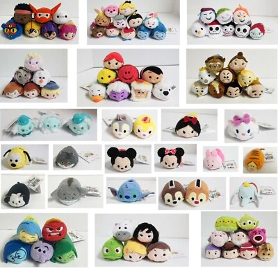 NEW Genuine Disney Parks Store Mini 3.5 Tsum Tsum Plush - Huge Lot - You Choose - Image 1 of 2
