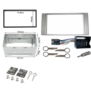 MASCHERINA ADATTATORE AUTORADIO 2 DIN FORD FOCUS / C-MAX SILVER - Imagen 1 de 1