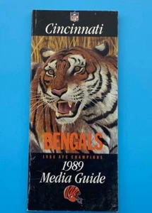 CINCINNATI BENGALS NFL FOOTBALL MEDIA GUIDE - 1989 - NEAR MINT - Picture 1 of 4