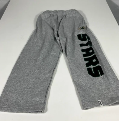 Reebok Dallas Stars NHL Face Off Hockey Youth Gray Sweat Pants Size Large (7) - Image 1 of 4