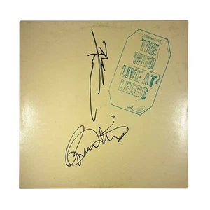 The Who Signed Live At Leeds Vinyl Album Roger Daltrey Pete Townshend - Picture 1 of 6