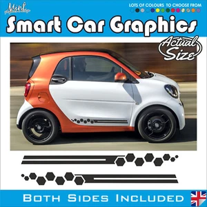 Smart Auto für zwei Seitenstreifen Aufkleber Sticker Grafik KOSTENLOSER VERSAND 032 - Bild 1 von 4