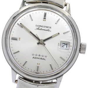 LONGINES Admiral 5 Star Date vintage Silver Dial Automatic Men's Watch_880145 - Picture 1 of 6