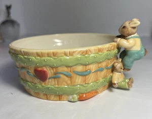 Royal Doulton Bunnykins Childhood Memories Zanahoria Tazón Sorpresa Raro 2004 - Imagen 1 de 8