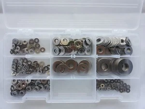 Assorted Stainless Steel Fastener Kit: Flat Washers - Picture 1 of 2