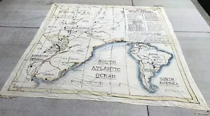 "Raro mapa antiguo de la Unión Misionera de América del Sur interior de 1902 a 1919, 88"" x 88""" - Imagen 1 de 11