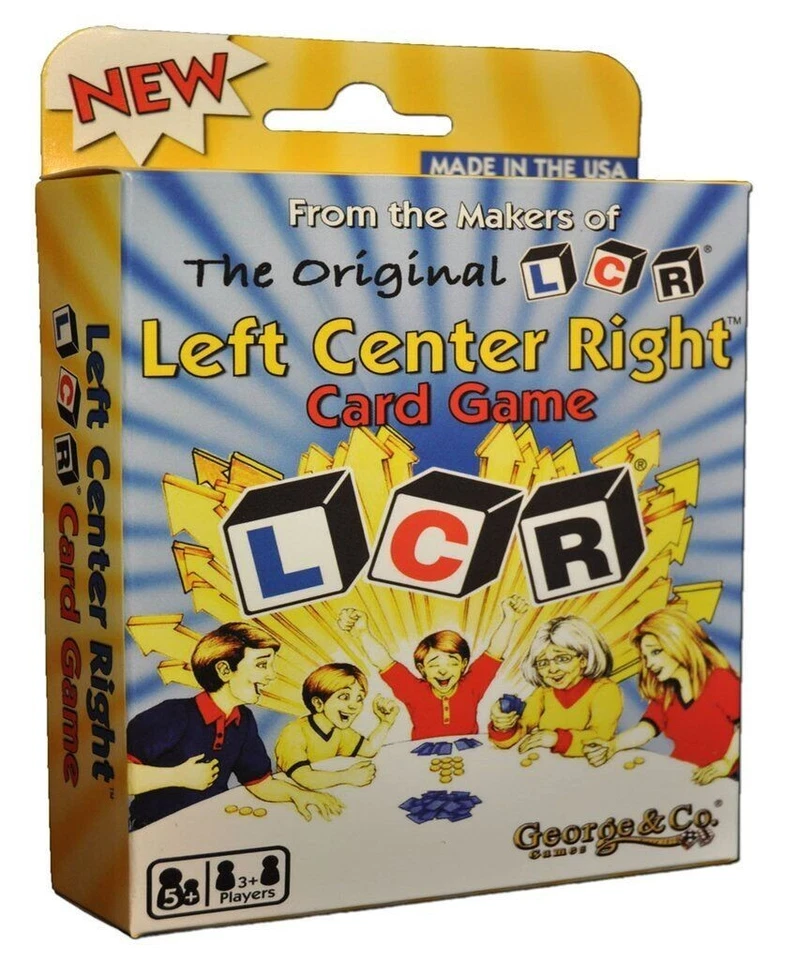 George and Company LLC 531 LCR Left Center Right Card Game
