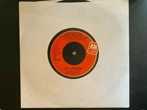 50%OFFCOUPON - Joe Jackson YOU CAN'T GET WHAT YOU/CHA CHA LOCO - A&M 45 EX/NM - Picture 1 of 7