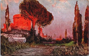 Beautiful Landscape Art Nature Vintage Postcard B230 - Picture 1 of 2