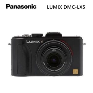 Panasonic LUMIX DMC-LX5 10.1MP Digital Camera 3.8x Optical Zoom Black English - Picture 1 of 5