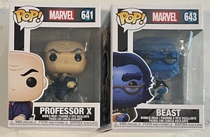 Funko Pop! Marvel (x2) - Professor X #641 & Beast #643 - Imagen 1 de 5
