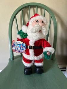 Babbo Natale danzante - Babbo Natale sta arrivando in città ballando e cantando Babbo Natale alto 12" - Foto 1 di 5