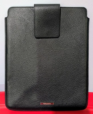 Nuevo sin etiquetas Nuevo Estuche para Tablet Tiffany iPad Negro Guijarro Cuero Genuino España Foto 1 de 4