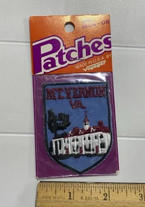 Neu in Verpackung Mount Vernon Virginia VA Souvenir bestickt Voyager Bügelbild Patch Abzeichen - Bild 1 von 3
