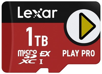 1TB Play PRO microSD Express Card, UHS-I, C10, U3, V30, Full HD, 4K, Up to 90... - Image 1 of 4
