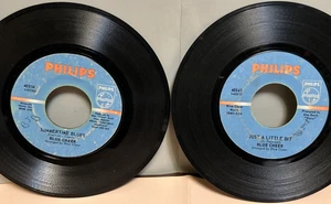2 (Two) Blue Cheer 45 RPM Records Just A Little Bit and Summertime Blues Philips - Picture 1 of 9
