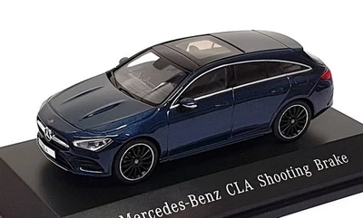 Spark Maßstab 1:43 B6 696 0475 - Mercedes Benz CLA Shooting Brake - jeansblau - Bild 1 von 4