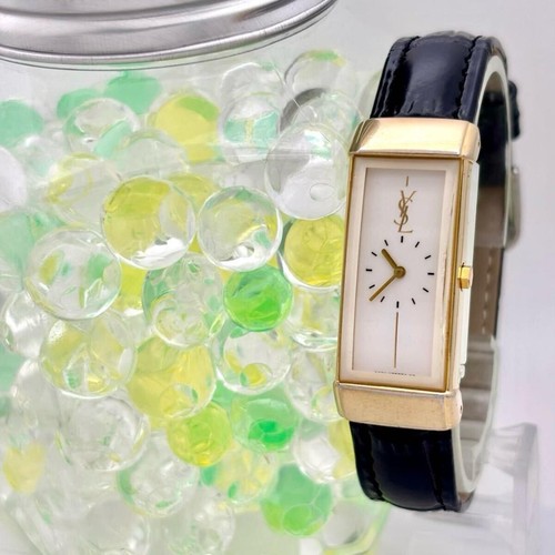 SAINT LAURENT (YSL) Orologio Yves Saint Laurent YSL Donna Oro Batteria Vestito Funzionante