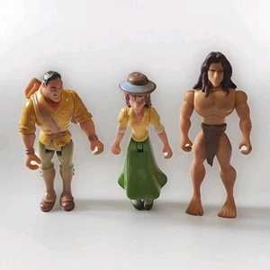 Lot of 3 action Figures TARZAN Disney Heroes FAMOSA spain 2004 clayton jane - Imagen 1 de 5