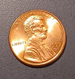 1999-D Lincoln Memorial Cent Penny US Coin Close AM (#2) - Picture 1 of 2
