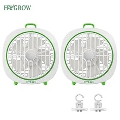 2 x VIVOSUN AeroWave D4, 4” Grow Tent Clip Fan,Black,3-Speed Strong, in WHITE - Image 1 of 4