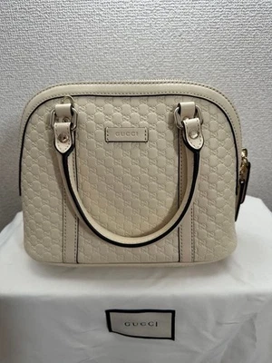 Brand New  GUCCI Micro Shima Shoulder Bag Off White Gift Present 1104b - Image 1 of 4