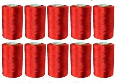 Silk Sewing Applique 15 Weight Each Thread Sampler 10 Colors - Image 1 of 4