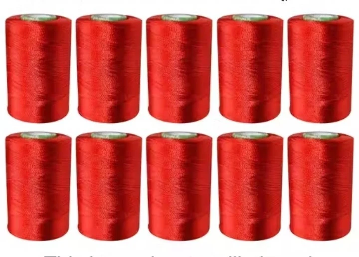 Silk Sewing Applique 15 Weight Each Thread Sampler 10 Colors - Image 1 of 4