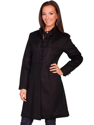 Scully Womens Black Wool Blend Heritage Frock Coat - Image 1 of 3
