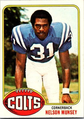 Nelson Munsey 1976 Topps #153 Rookie Baltimore Colts - Image 1 of 2